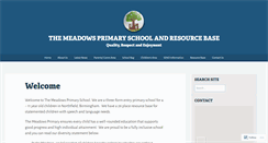 Desktop Screenshot of meadowsprimary.org